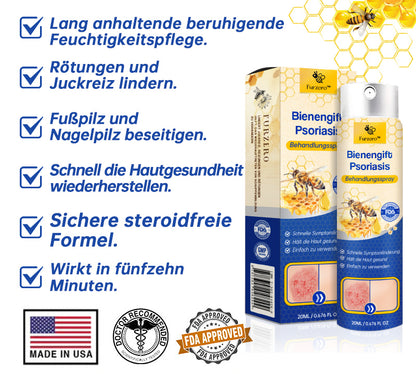 👏Furzero™ PsoriaHeal Bienengift Psoriasis Behandlungsspray(Geeignet für alle Hauttypen)