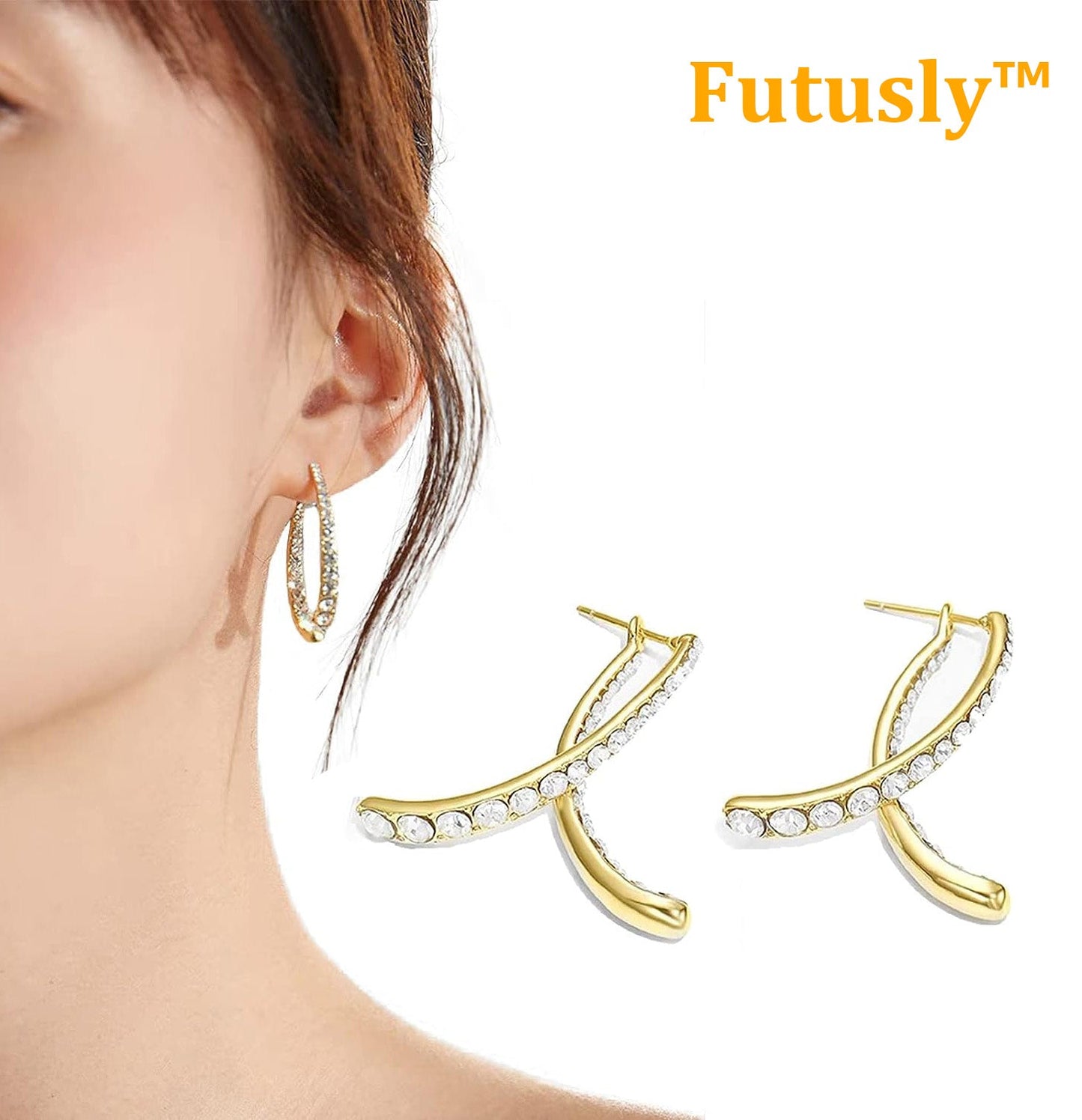 💎💎Futusly™ Elegante Lymphmagnet Ohrhaken💎